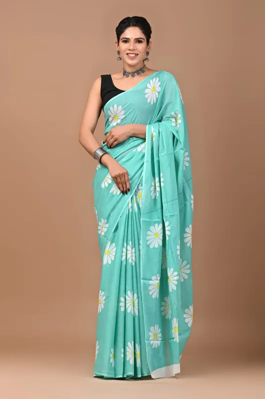 Stylish New Cotton Mulmul Saree